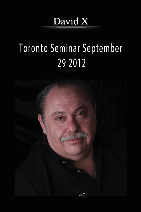 Toronto Seminar September 29 2012 – David X