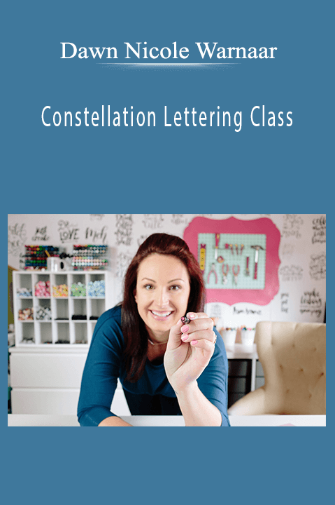 Constellation Lettering Class – Dawn Nicole Warnaar