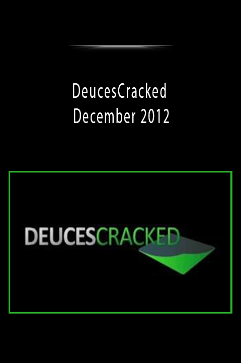 December 2012 – DeucesCracked