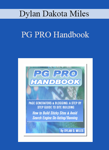 PG PRO Handbook – Dylan Dakota Miles