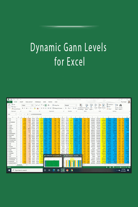 Dynamic Gann Levels for Excel