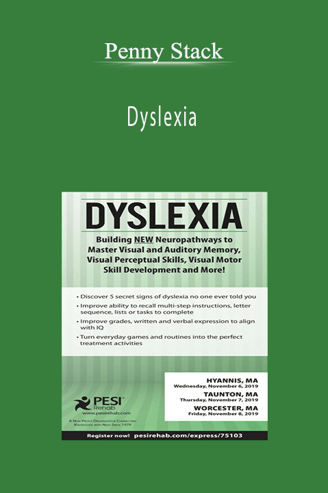 Penny Stack – Dyslexia: Building NEW Neuropathways to Master Visual and Auditory Memory