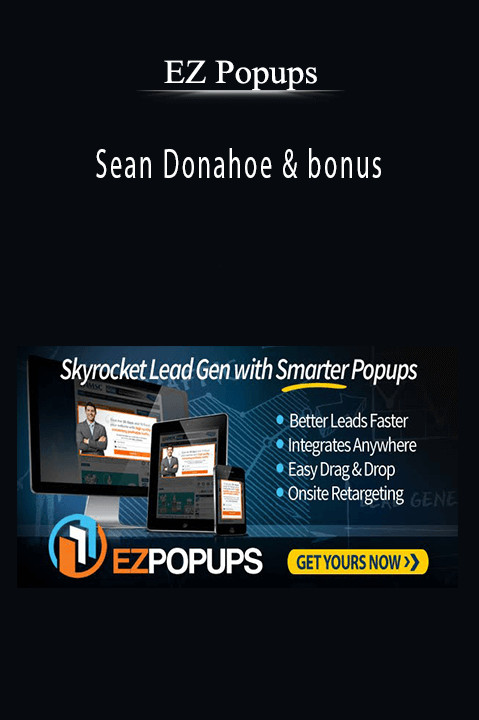 EZ Popups by Sean Donahoe & bonus