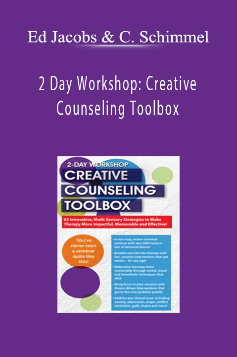 2 Day Workshop: Creative Counseling Toolbox: 65 Innovative