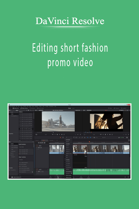 Editing short fashion promo video with DaVinci Resolve