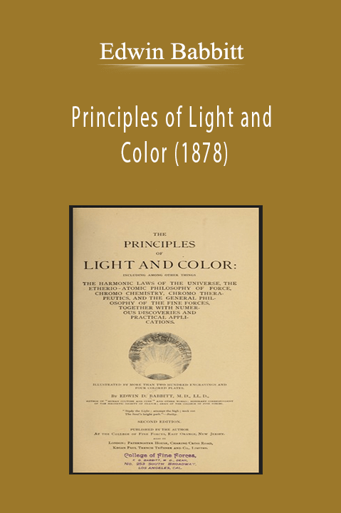 Principles of Light and Color (1878) – Edwin Babbitt