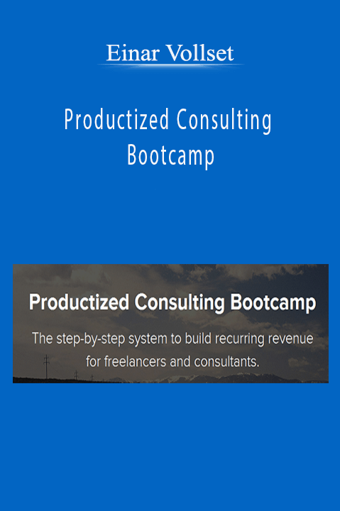 Productized Consulting Bootcamp – Einar Vollset