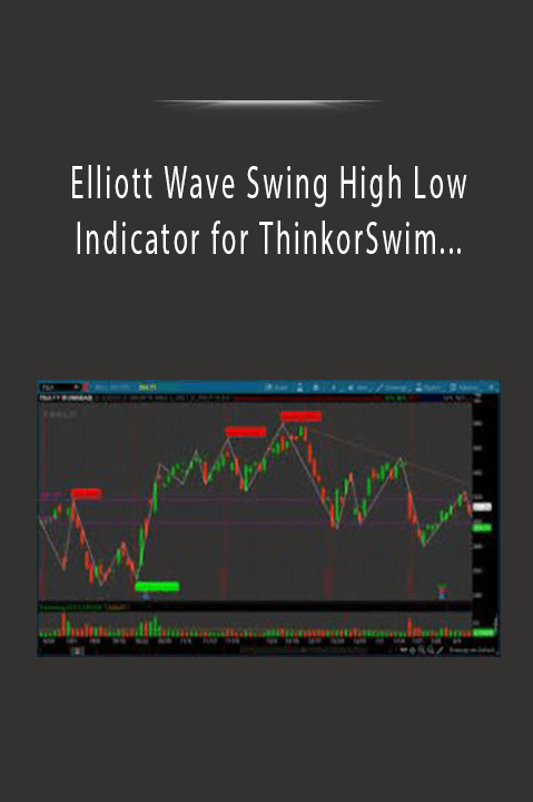 Elliott Wave Swing High Low Indicator for ThinkorSwim with Fibonacci