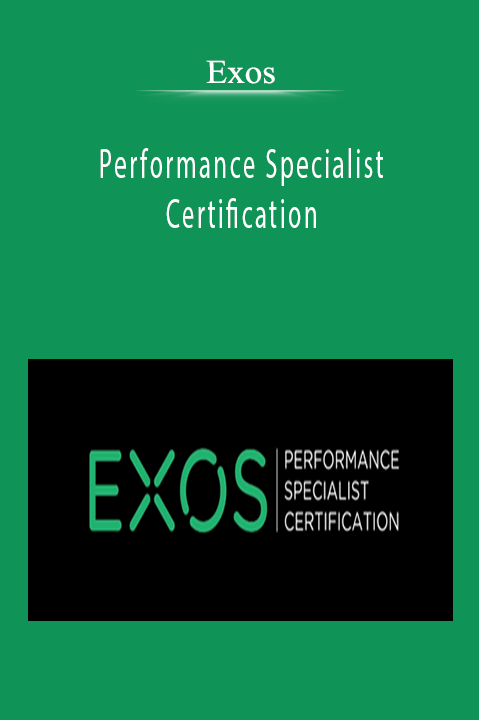 Performance Specialist Certification – Exos