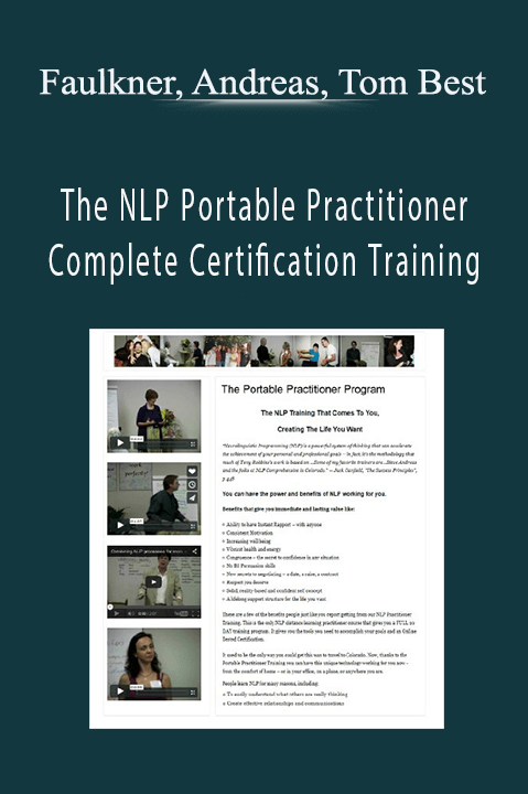 The NLP Portable Practitioner Complete Certification Training – Faulkner