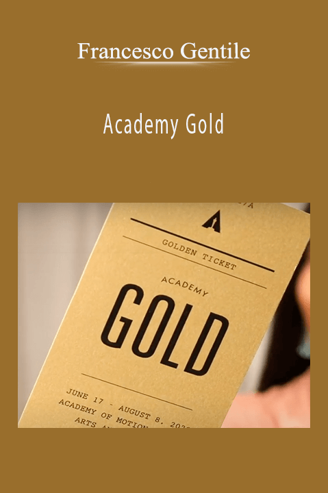 Academy Gold – Francesco Gentile