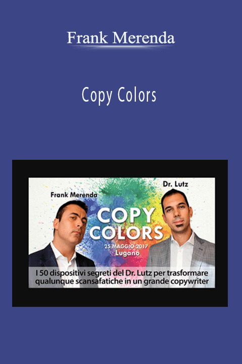 Copy Colors – Frank Merenda