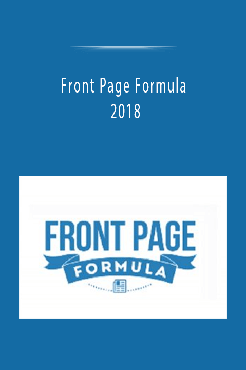 Front Page Formula 2018