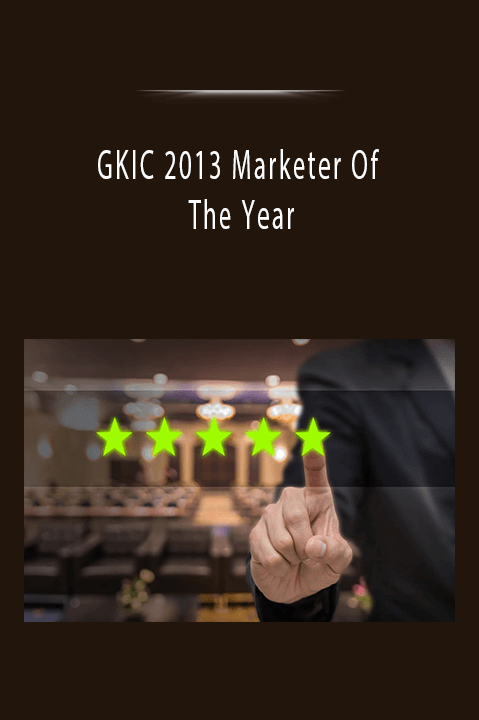 GKIC 2013 Marketer Of The Year