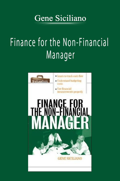 Finance for the Non–Financial Manager – Gene Siciliano