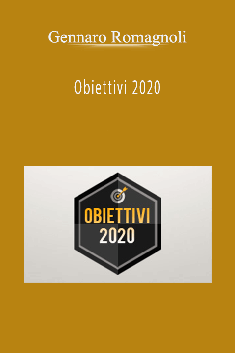 Obiettivi 2020 – Gennaro Romagnoli