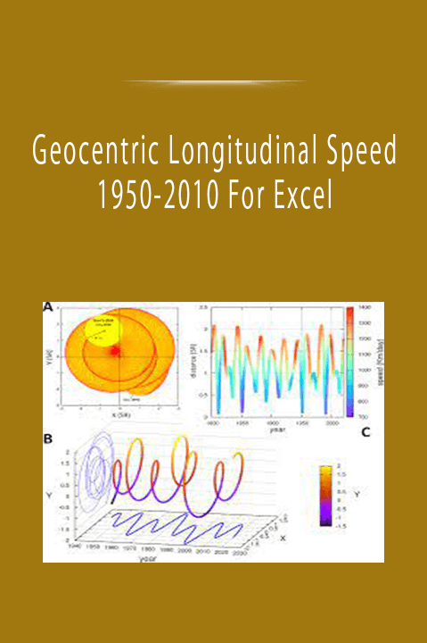 Geocentric Longitudinal Speed 1950–2010 For Excel