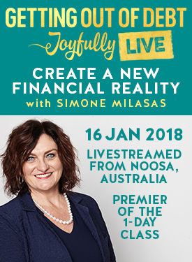 Simone Milasas - Getting Out of Debt Joyfully Jan-18 Noosa