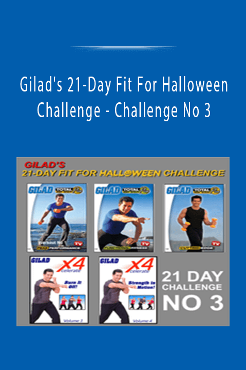 Challenge No 3 – Gilad's 21–Day Fit For Halloween Challenge