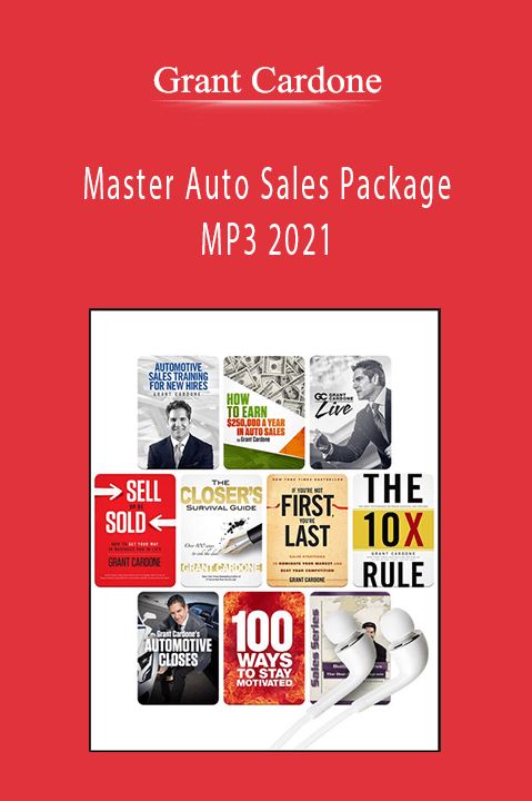 Master Auto Sales Package MP3 2021 – Grant Cardone