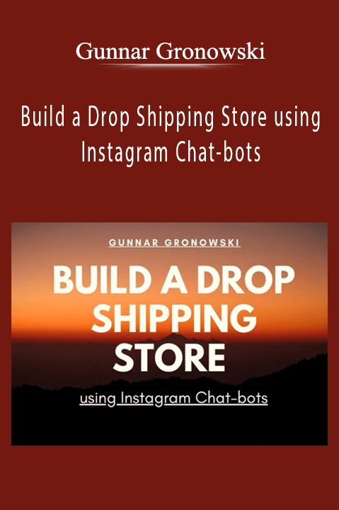 Build a Drop Shipping Store using Instagram Chat–bots – Gunnar Gronowski