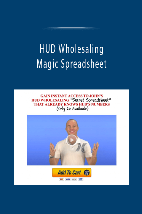 HUD Wholesaling Magic Spreadsheet