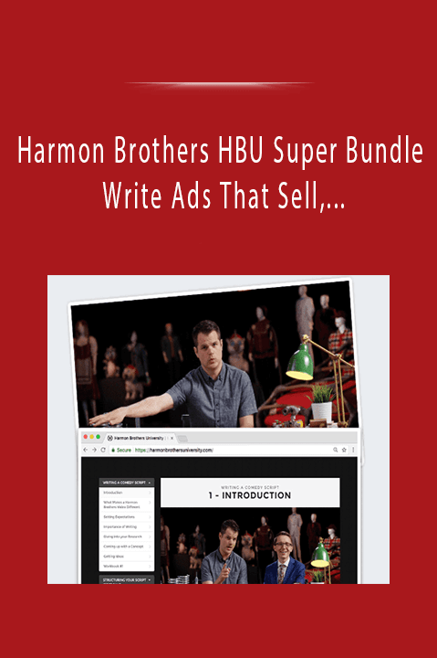 Harmon Brothers HBU Super Bundle Write Ads That Sell