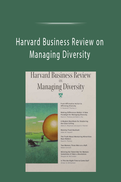 Harvard Business Review on Managing Diversity