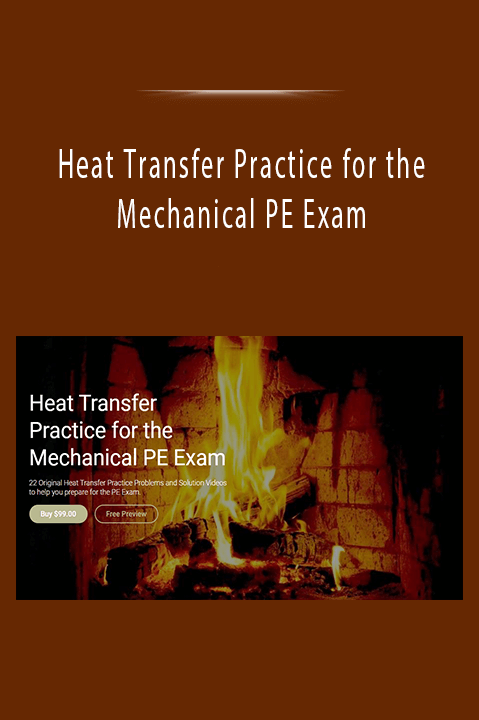 Heat Transfer Practice for the Mechanical PE Exam