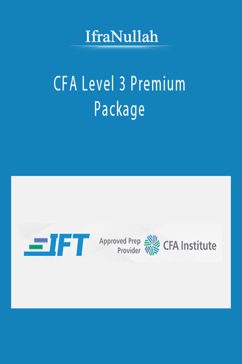 CFA Level 3 Premium Package – IfraNullah