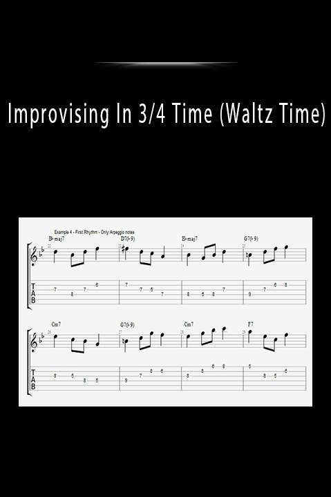 Improvising In 3/4 Time (Waltz Time)