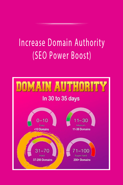 Increase Domain Authority (SEO Power Boost)