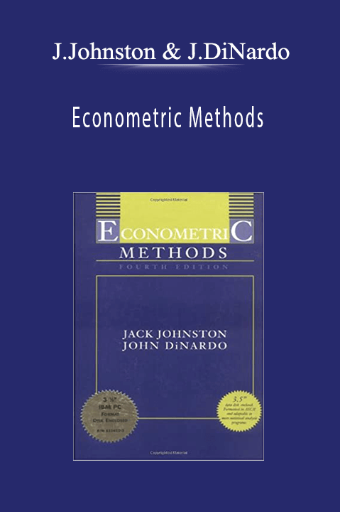 Econometric Methods – J.Johnston & J.DiNardo