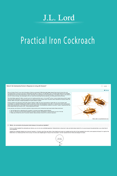 Practical Iron Cockroach – J.L. Lord