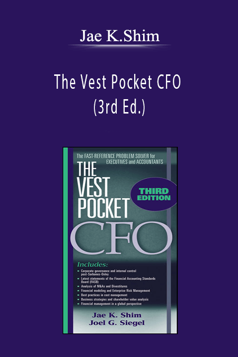 The Vest Pocket CFO (3rd Ed.) – Jae K.Shim