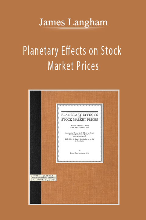 Planetary Effects on Stock Market Prices – James Langham