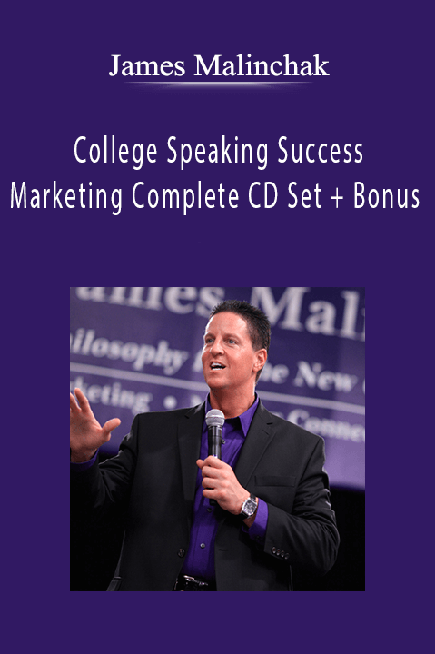 College Speaking Success Marketing Complete CD Set + Bonus – James Malinchak