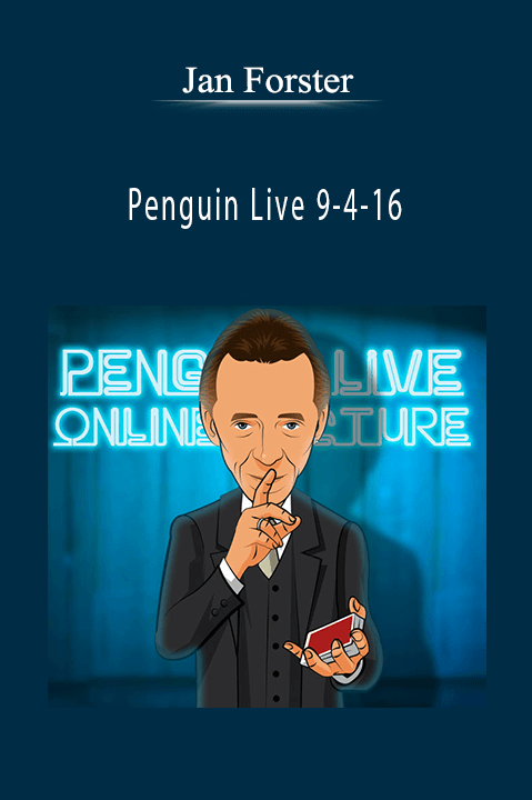 Penguin Live 9–4–16 – Jan Forster