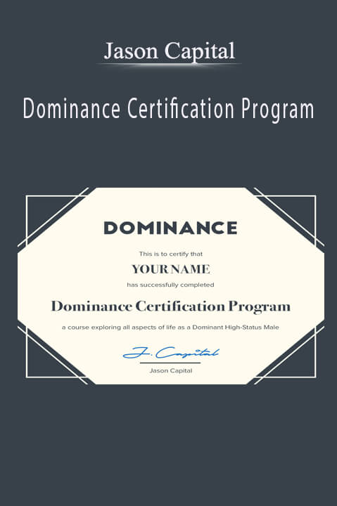 Dominance Certification Program – Jason Capital