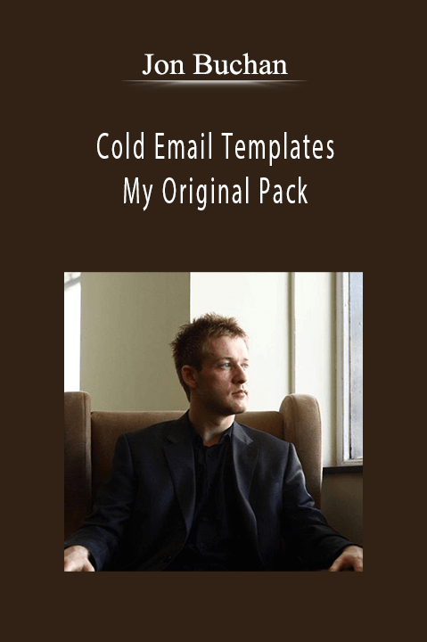 Cold Email Templates – My Original Pack – Jon Buchan