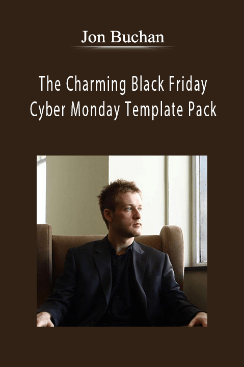 The Charming Black Friday / Cyber Monday Template Pack – Jon Buchan