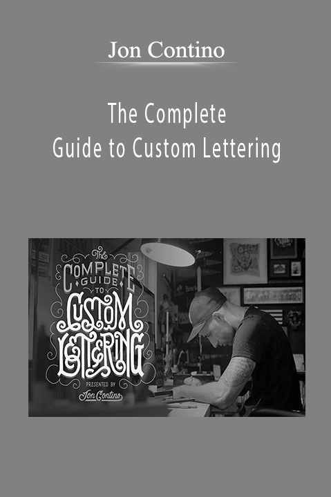 The Complete Guide to Custom Lettering – Jon Contino