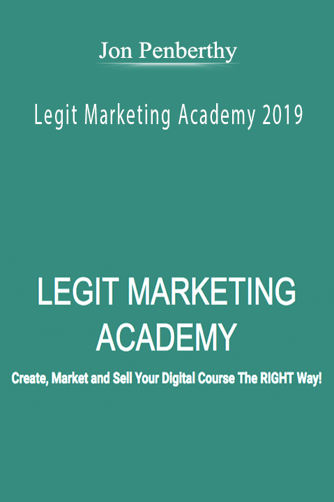 Legit Marketing Academy 2019 – Jon Penberthy