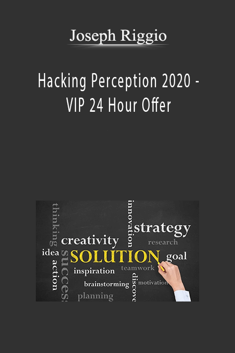 Hacking Perception 2020 – VIP 24 Hour Offer – Joseph Riggio