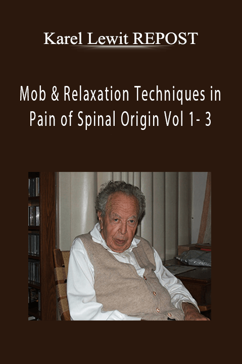 Mob & Relaxation Techniques in Pain of Spinal Origin Vol 1– 3 – Karel Lewit REPOST