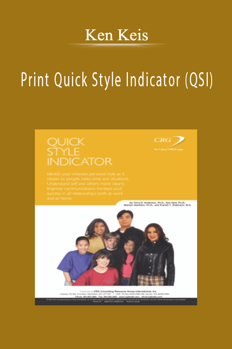 Print Quick Style Indicator (QSI) – Ken Keis