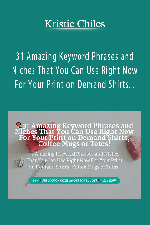 31 Amazing Keyword Phrases and Niches That You Can Use Right Now For Your Print on Demand Shirts