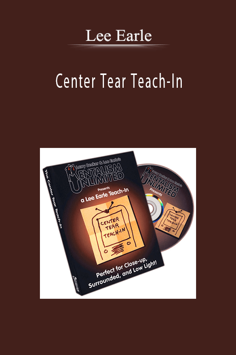 Center Tear Teach–In – Lee Earle