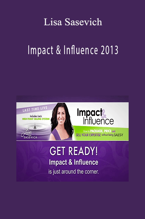 Impact & Influence 2013 – Lisa Sasevich