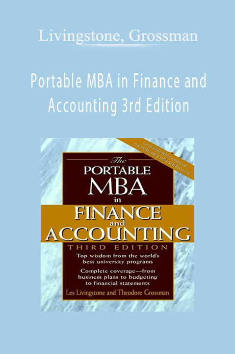 Portable MBA in Finance and Accounting 3rd Edition – Livingstone